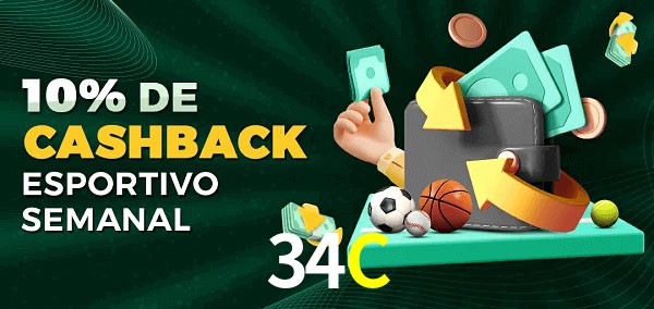 10% de bônus de cashback na 34C
